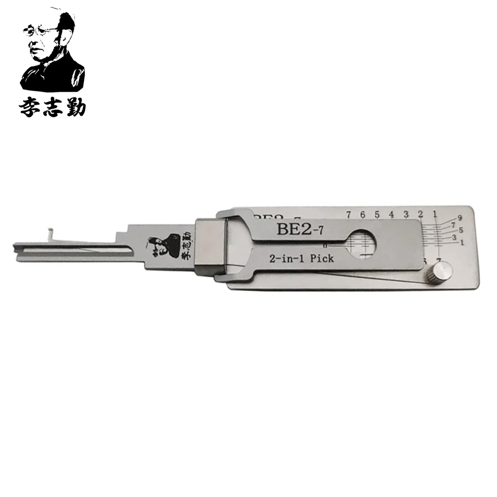 Lishi BE2-7 2-in-1 Pick & Decoder for BEST “A” 7 Pin SFIC Cylinders