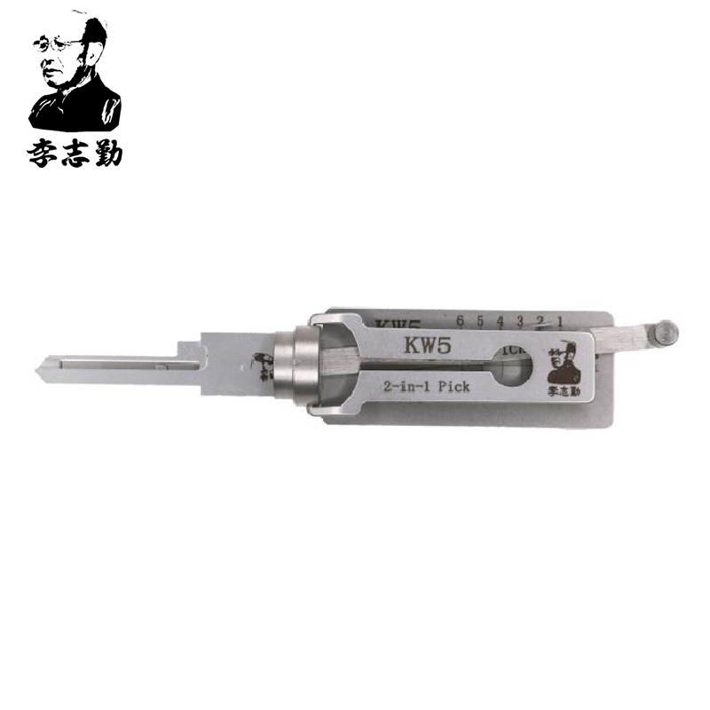 Lishi KW5 2-in-1 Pick & Decoder for Kwikset 6-Pin Keyway