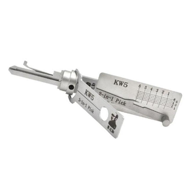 Lishi KW5 2-in-1 Pick & Decoder for Kwikset 6-Pin Keyway