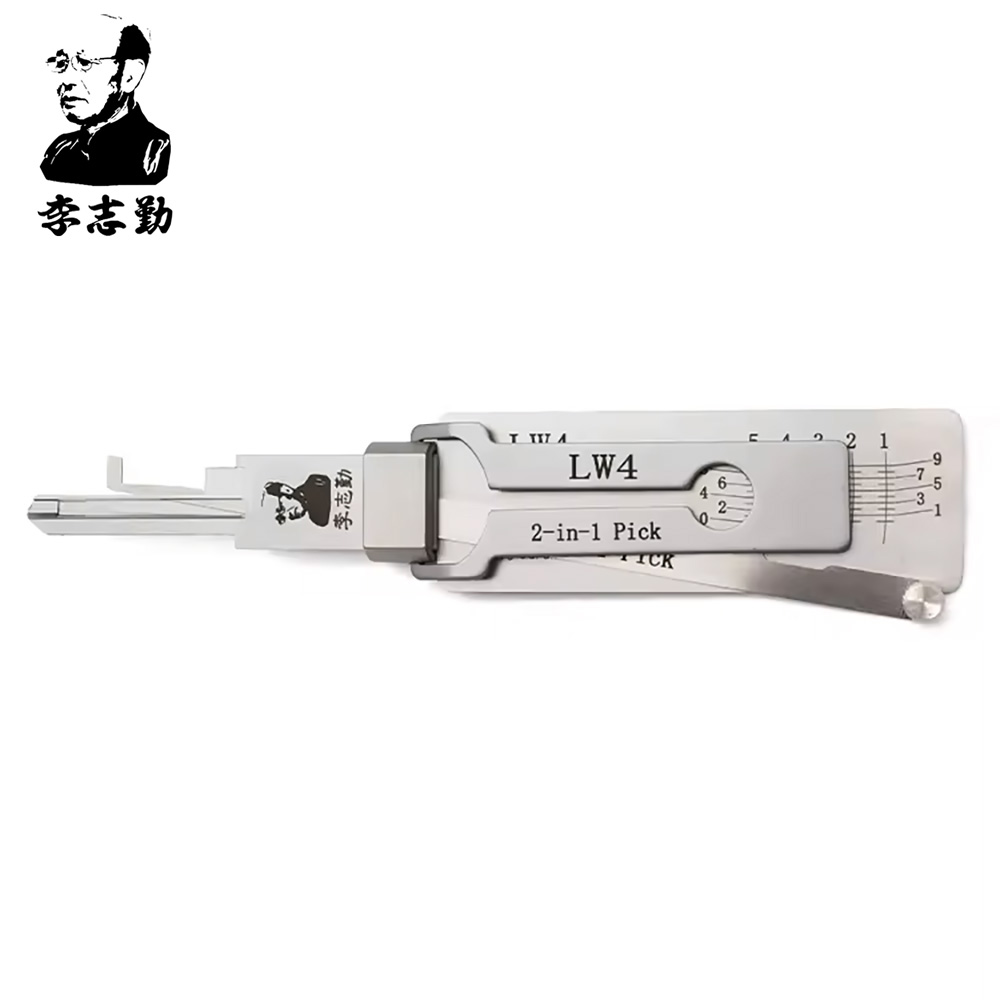 Lishi LW4 2-in-1 Pick & Decoder for Australian Lock 5-Pin Keyway